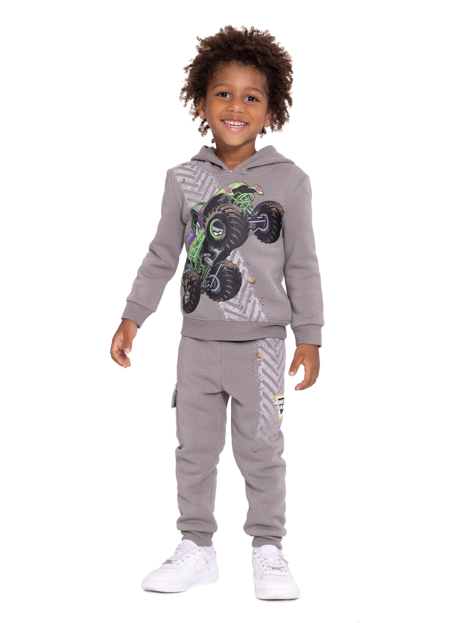 Monster Jam Toddler Boy Hoodie and Joggers Set  Size 2T - Thumbnail 2