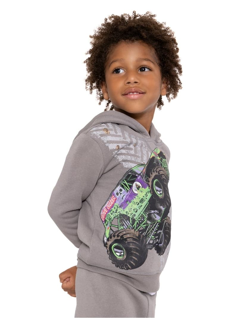 Monster Jam Toddler Boy Hoodie and Joggers Set  Size 2T - Thumbnail 3