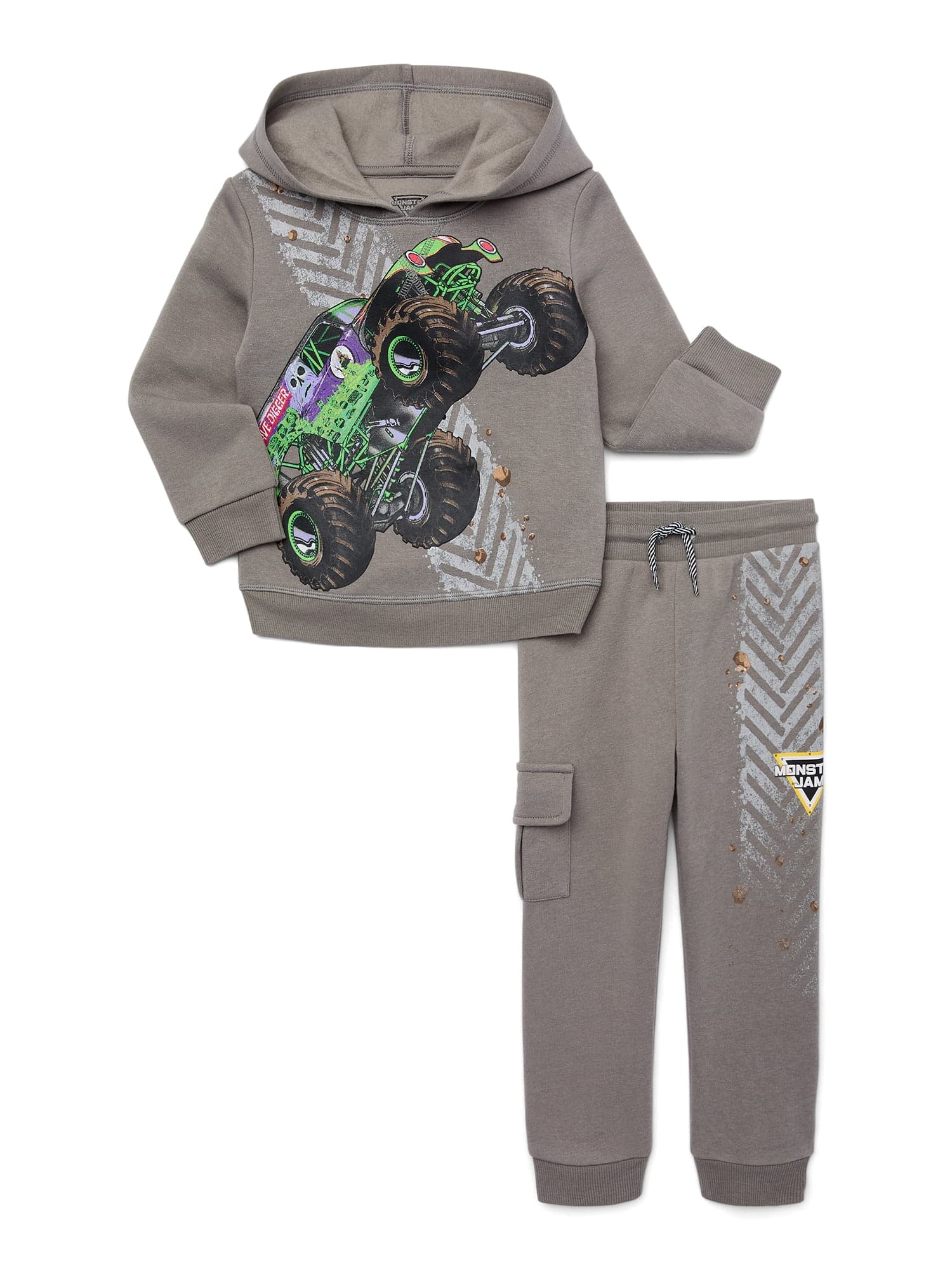 Monster Jam Toddler Boy Hoodie and Joggers Set  Size 2T - Thumbnail 4