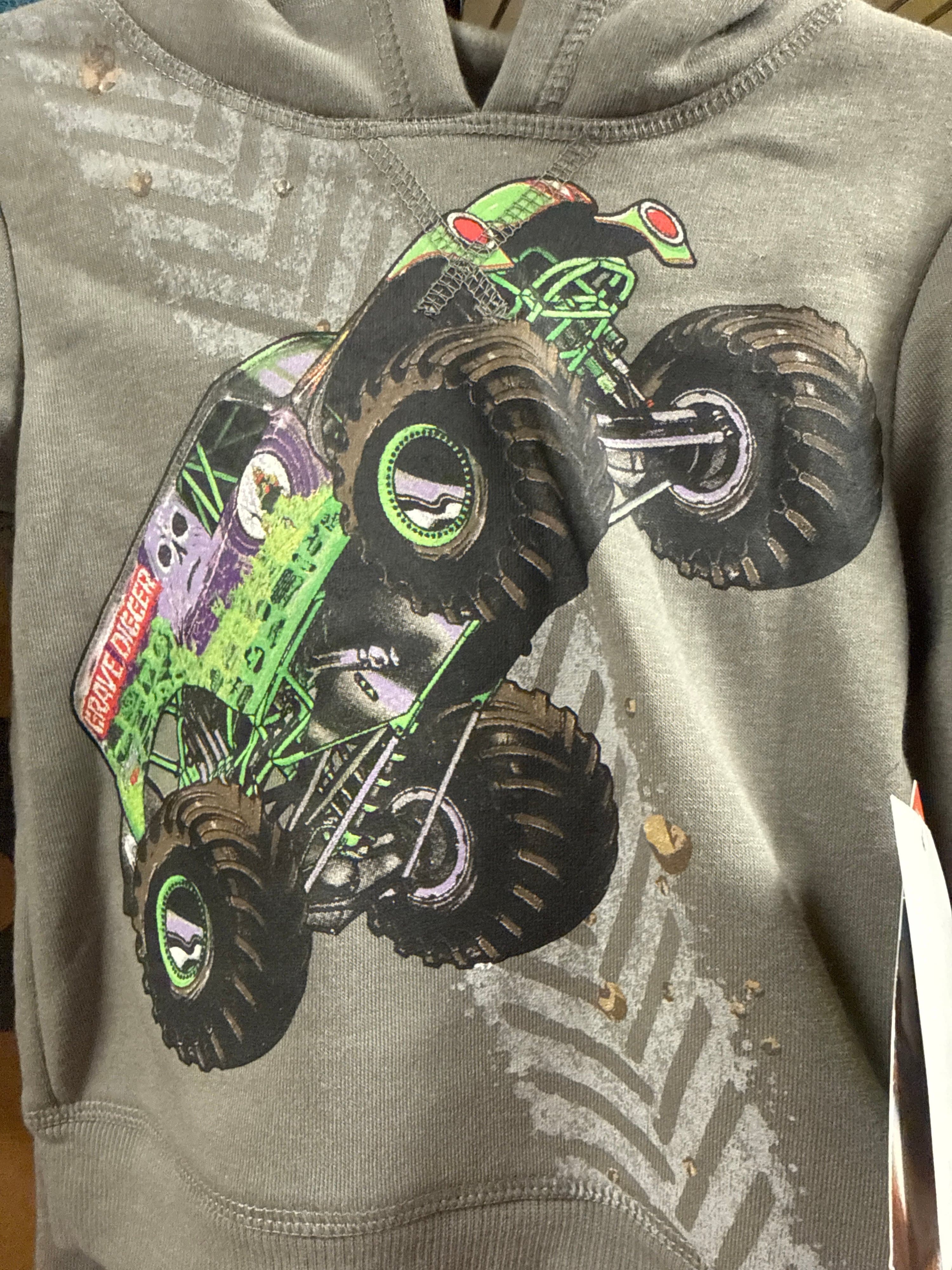 Monster Jam Toddler Boy Hoodie and Joggers Set  Size 2T - Thumbnail 6