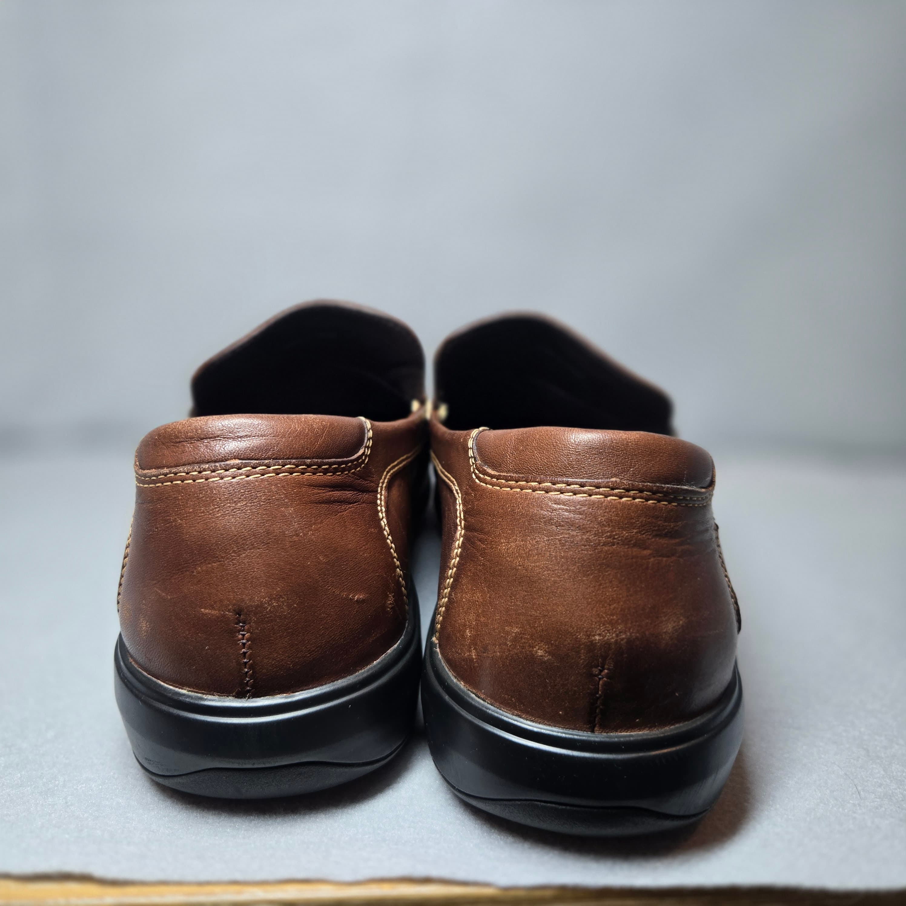 Cole Haan Brown Leather Loafers Size 10.5 - Thumbnail 5