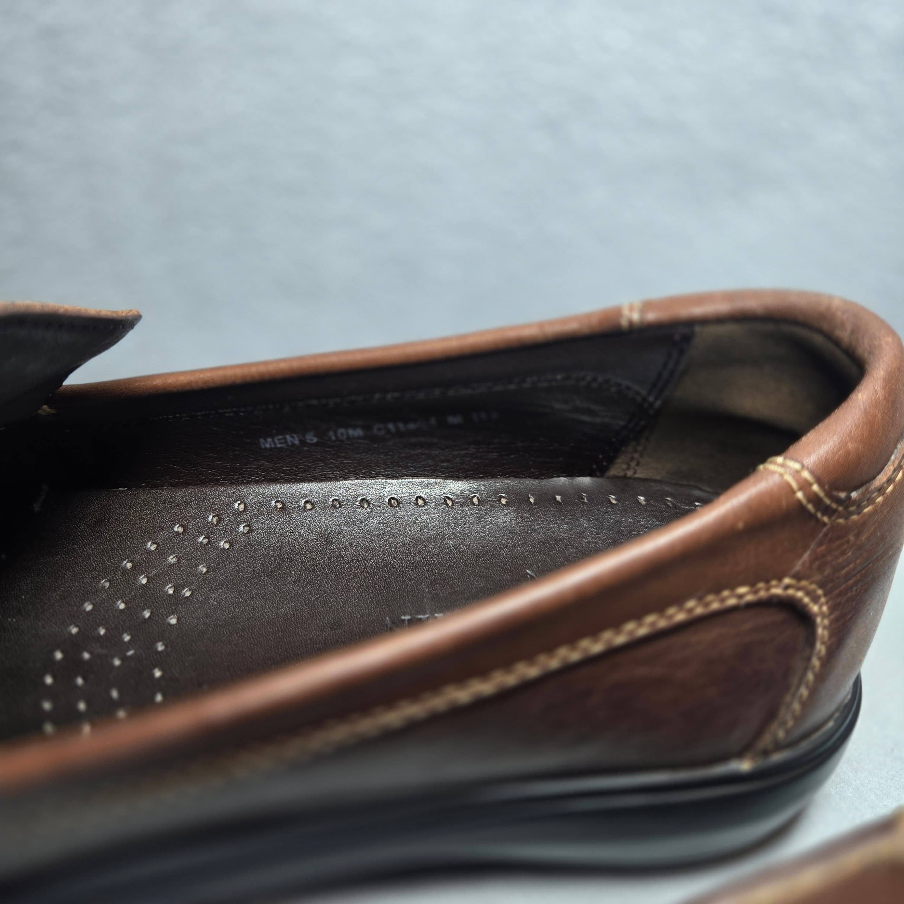 Cole Haan Brown Leather Loafers Size 10.5 - Thumbnail 6