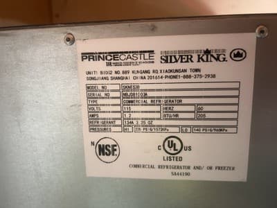 Silver King Refrigerated 3 Flavor Coffee Creamer Dispenser SKNES3B Coffee-Mate - Thumbnail 5