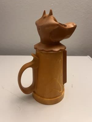 Whirley Industries Moo-Cow Cow-Shaped Plastic Creamer Pitcher - Thumbnail 2