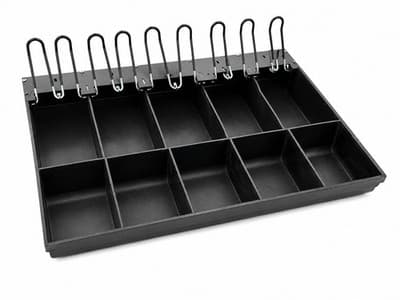 APG Cash Drawer PK-15VTA-BX Cash Tray Insert 5 Bill/5 Coin Plastic Removable - Thumbnail 2