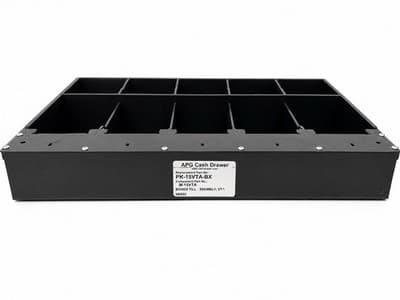 APG Cash Drawer PK-15VTA-BX Cash Tray Insert 5 Bill/5 Coin Plastic Removable - Thumbnail 3