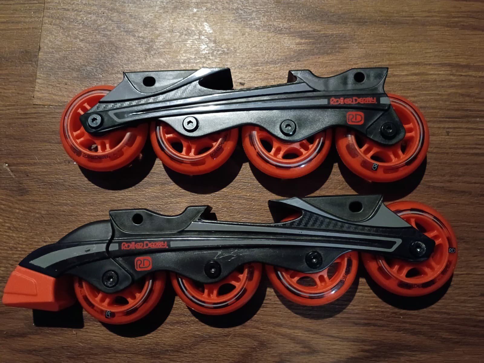 Roller Derby RD Inline Skate Replacement Wheels, Red & Black - Thumbnail 2