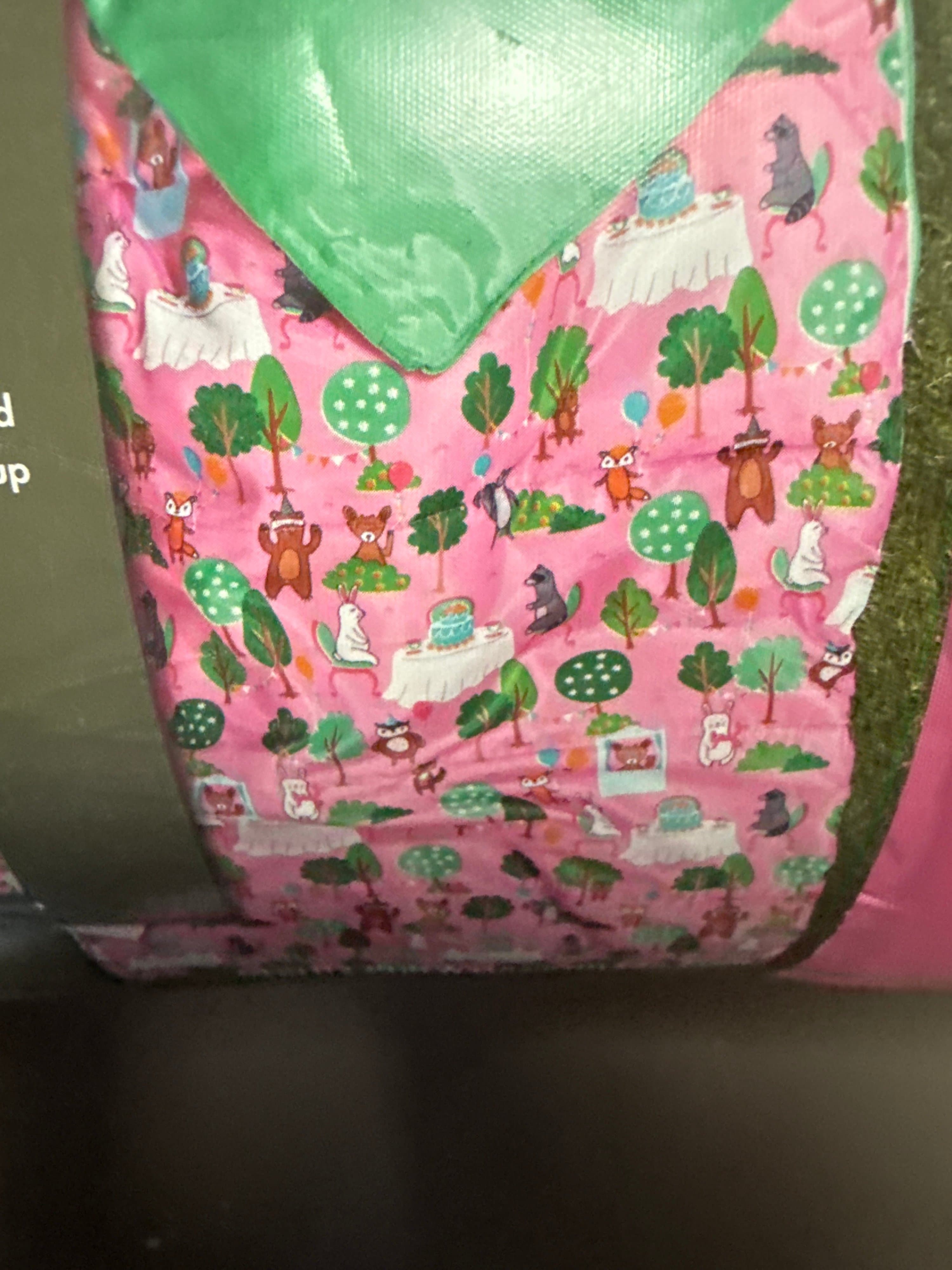 Ozark Trail Youth pink critters kids Sleeping Bag with Carrie bag - Thumbnail 4