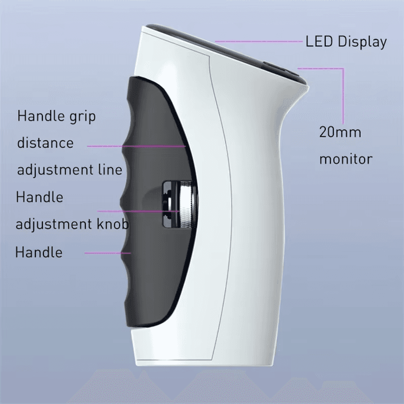 Electronic Grip Strength Trainer Digital Hand Dynamometer Grip Strength Measurem - Thumbnail 6