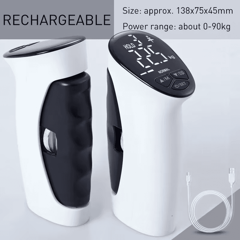 Electronic Grip Strength Trainer Digital Hand Dynamometer Grip Strength Measurem - Thumbnail 4