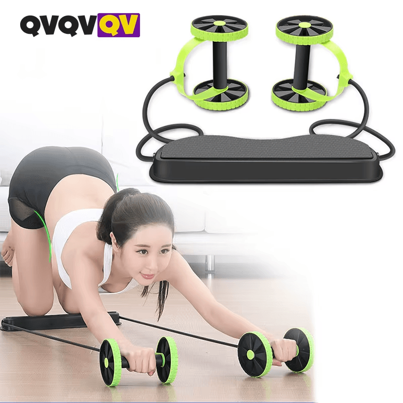Ab Roller for Abs Workout Multifunctional Thicker No Noise Ab Roller Wheel Exerc - Thumbnail 2
