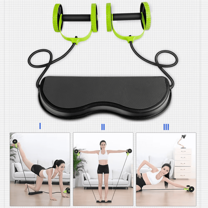 Ab Roller for Abs Workout Multifunctional Thicker No Noise Ab Roller Wheel Exerc - Thumbnail 5