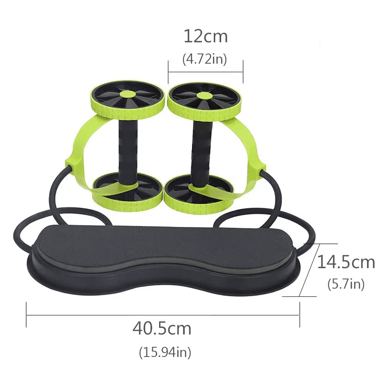 Ab Roller for Abs Workout Multifunctional Thicker No Noise Ab Roller Wheel Exerc - Thumbnail 7