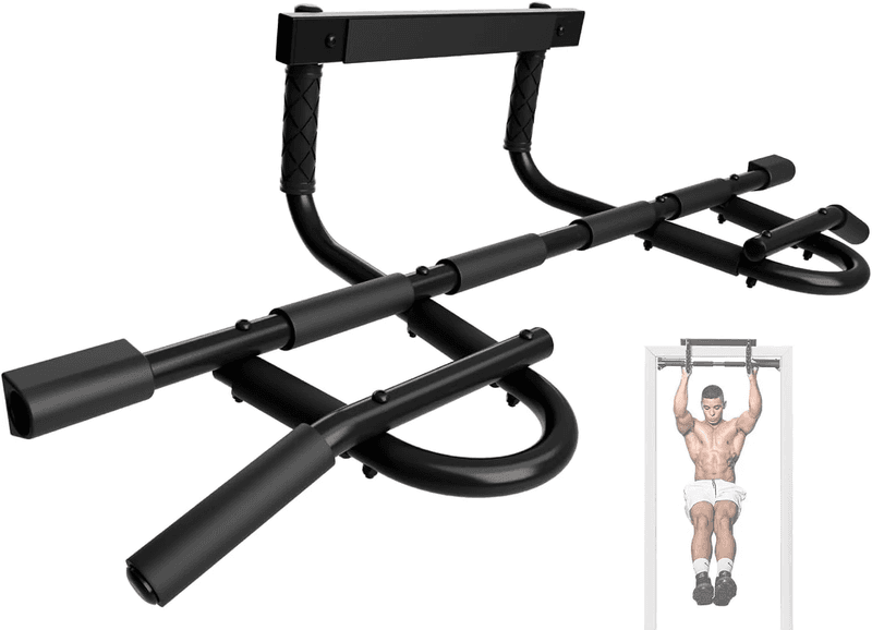 Heavy Duty Pull up Bar for Doorway,Solid Bar Construction,Multi Grips Door Pull - Thumbnail 11