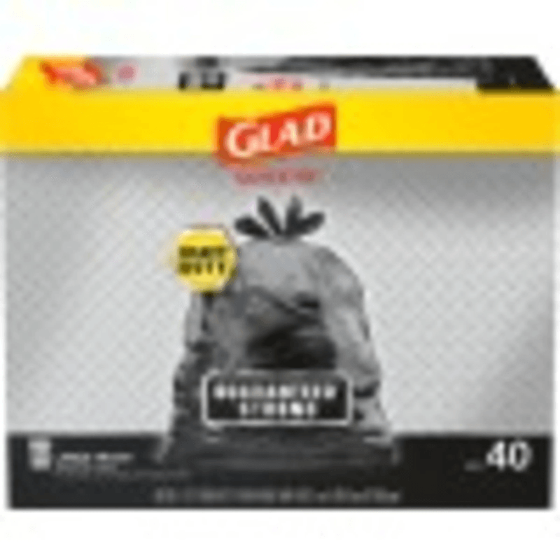 Strong Quick Tie 30 Gallon Large Trash Bags, 40 Bags - Thumbnail 3
