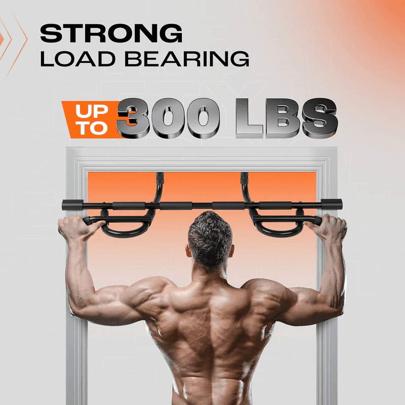 Heavy Duty Pull up Bar for Doorway,Solid Bar Construction,Multi Grips Door Pull - Thumbnail 4