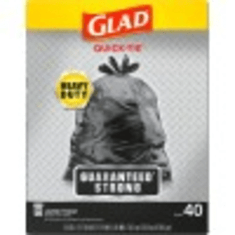 Strong Quick Tie 30 Gallon Large Trash Bags, 40 Bags - Thumbnail 6
