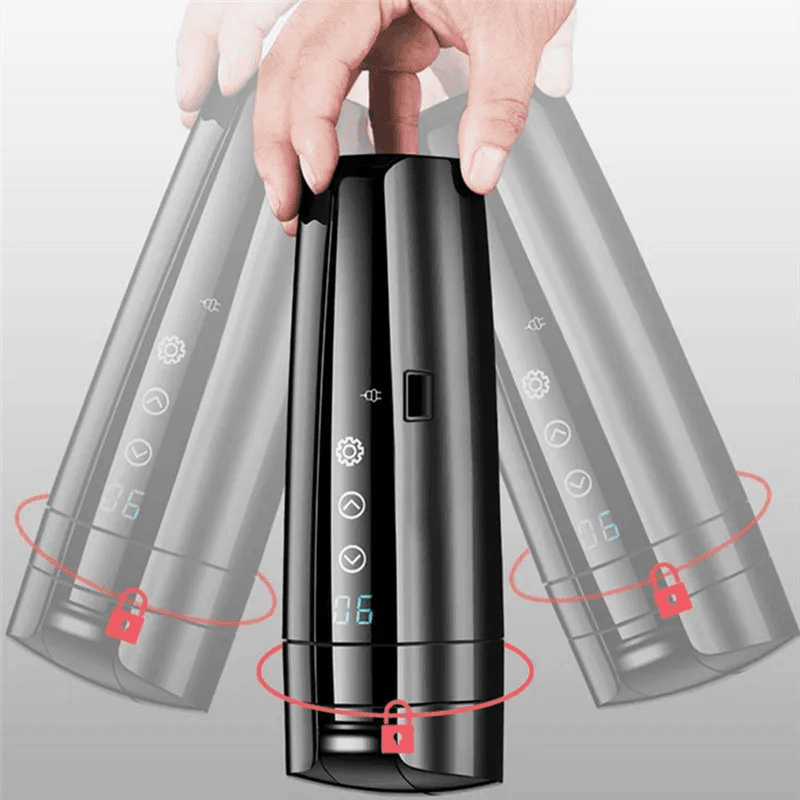 Portable Car Heating Cup Vacuum Electric Stainless Water Warmer Bottle Kettle Co - Thumbnail 7