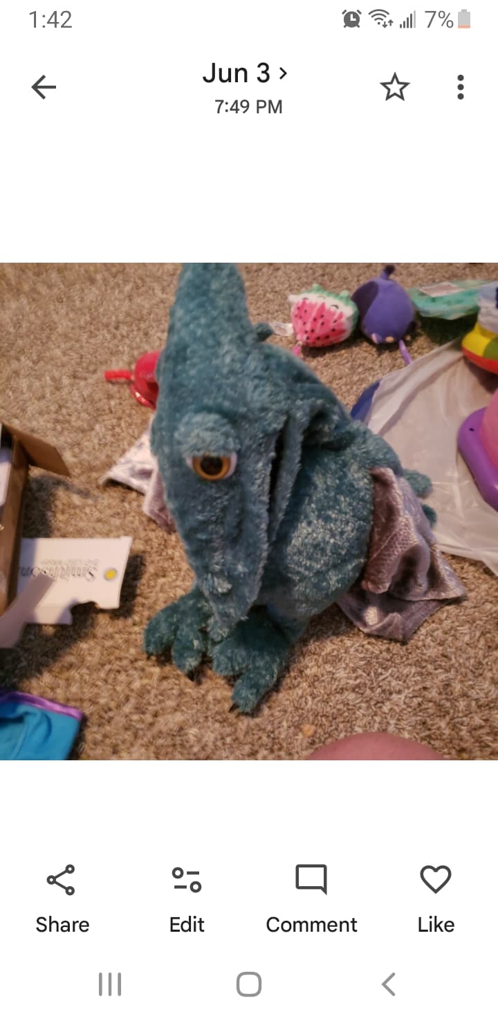 Folkmanis Pterodactyl Dinosaur Puppet #3229 NWT - Thumbnail 2
