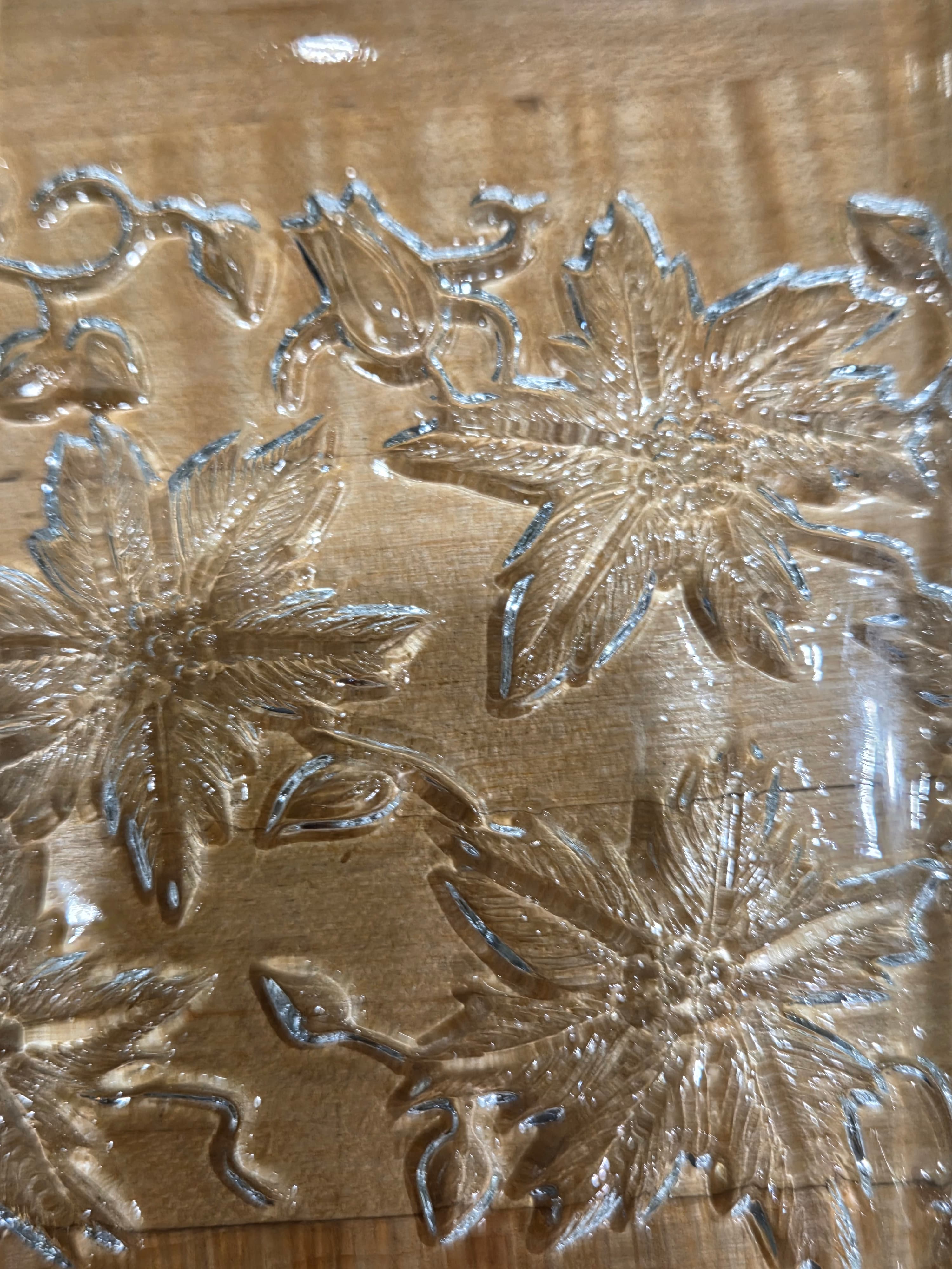 Vintage Princess House Fantasia Poinsettia Divided Relish Trays Pair - Thumbnail 4
