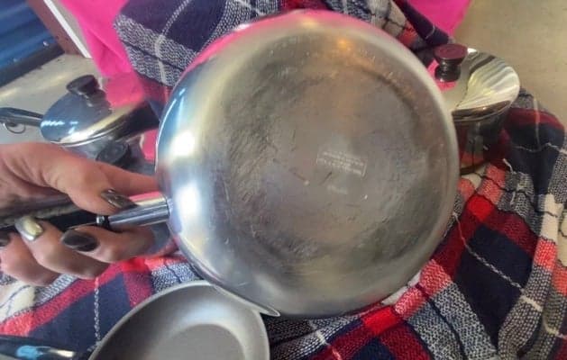 11 piece pre 1968 cookware hardly used revere ware - Thumbnail 3