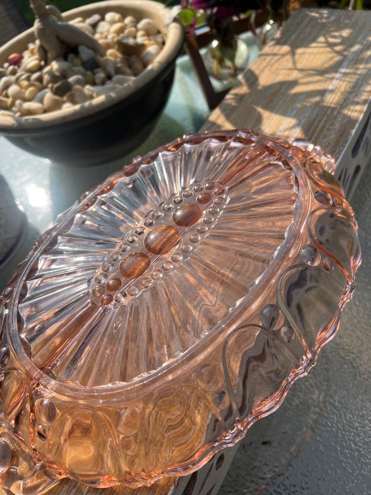 Antique anchor hocking depression relish dish 1938-1940 - Thumbnail 4