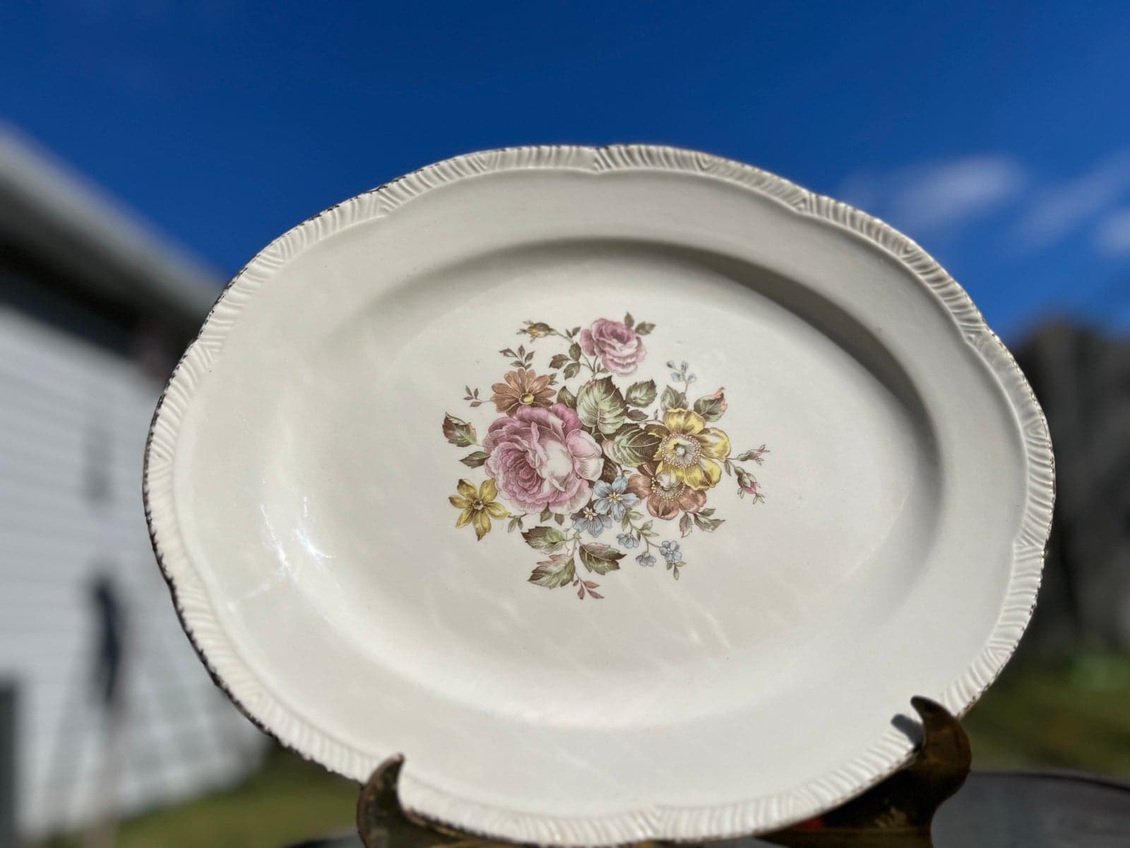 Vintage HOMER LAUGHLIN Serving Platter - Thumbnail 2