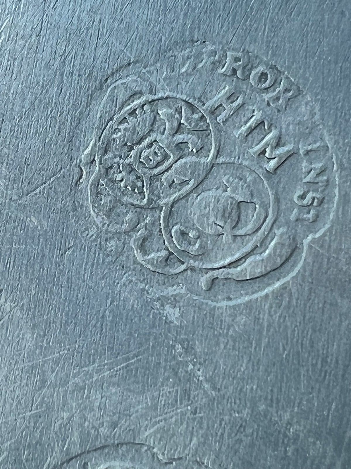 Two antique pewter German dishes - Thumbnail 4