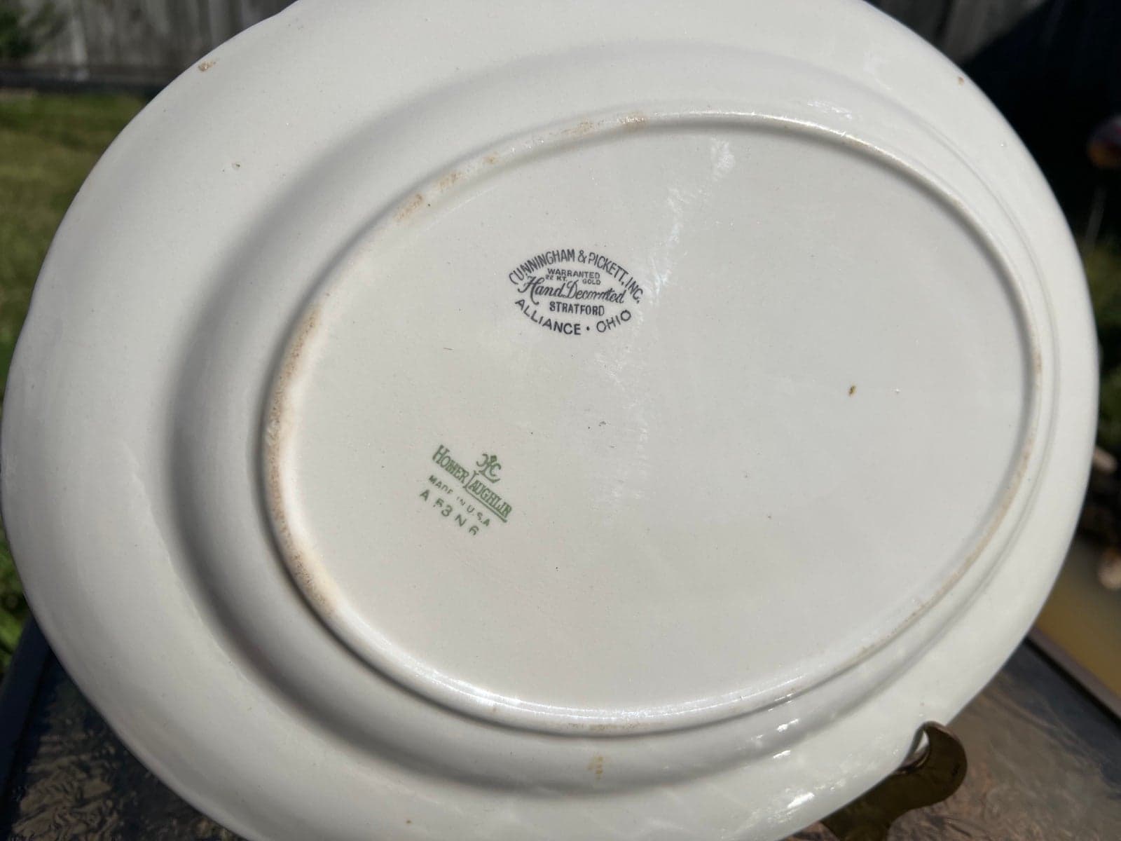 Vintage HOMER LAUGHLIN Serving Platter - Thumbnail 3
