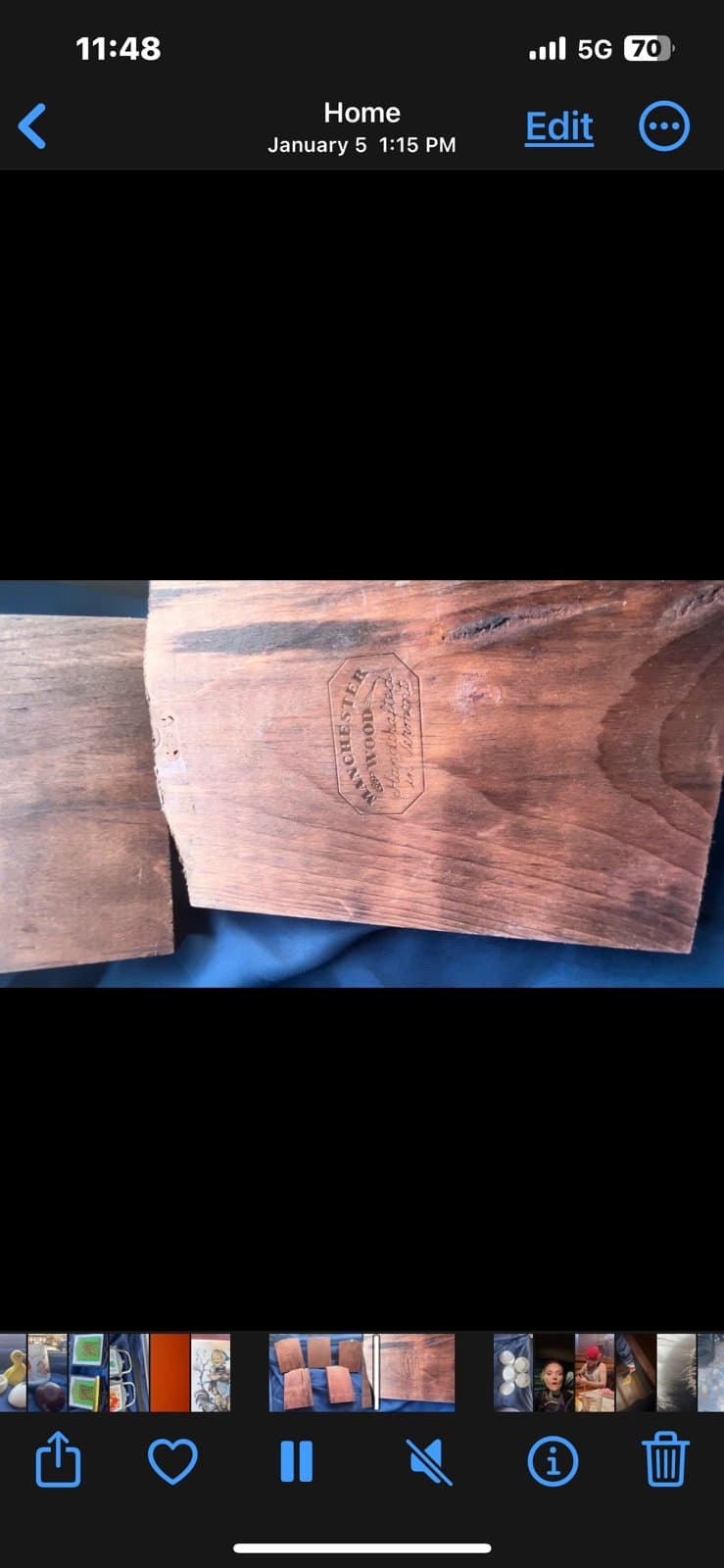Antique wooden Hummel prints - Thumbnail 10