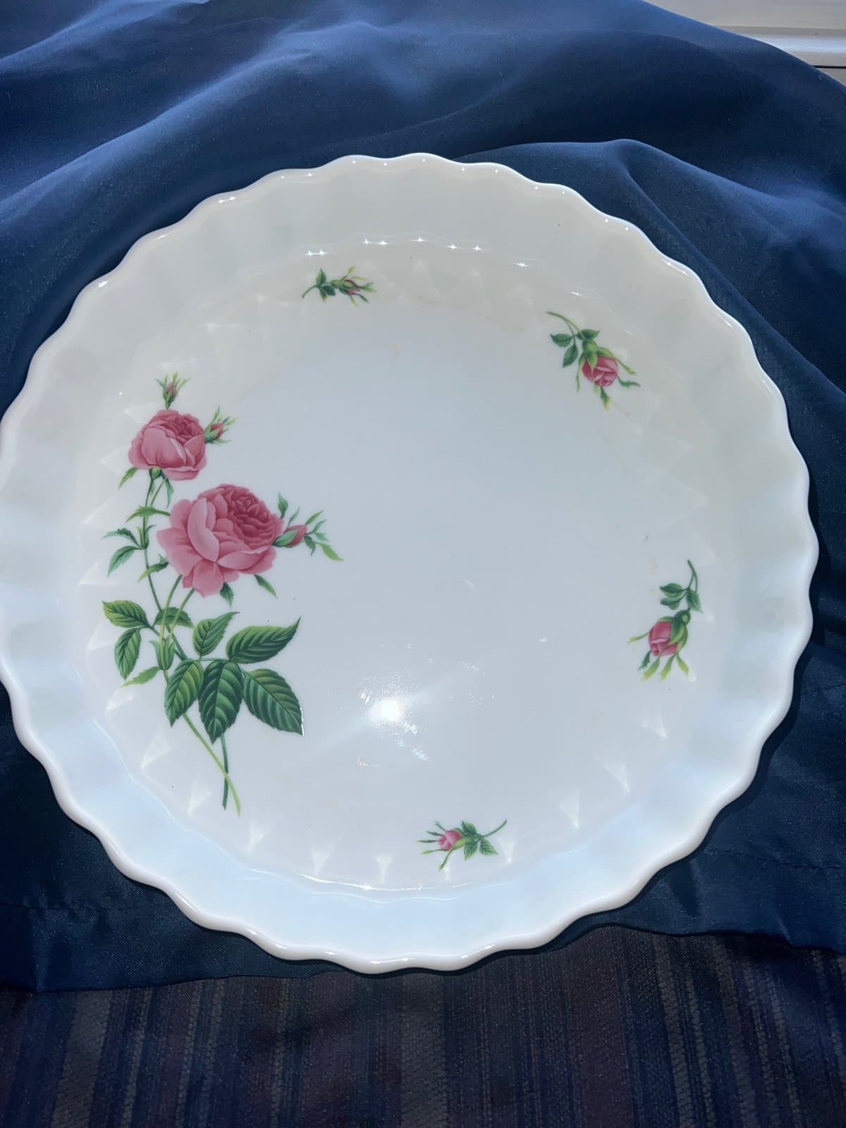 Vintage Christineholm Quiche /Pie porcelain dish - Thumbnail 4