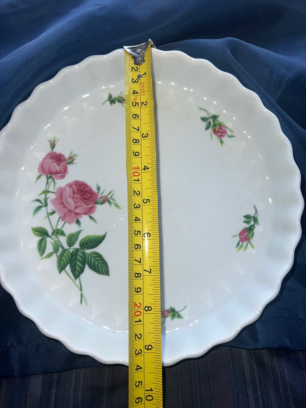 Vintage Christineholm Quiche /Pie porcelain dish - Thumbnail 3