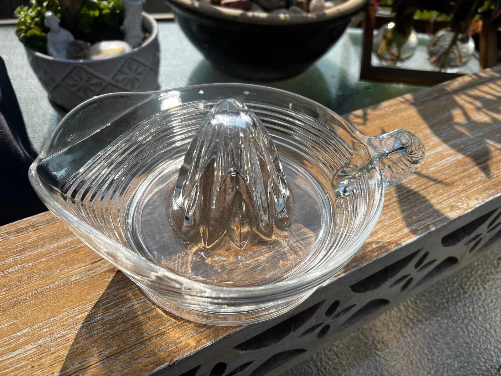 Antique crystal juicer - Thumbnail 2