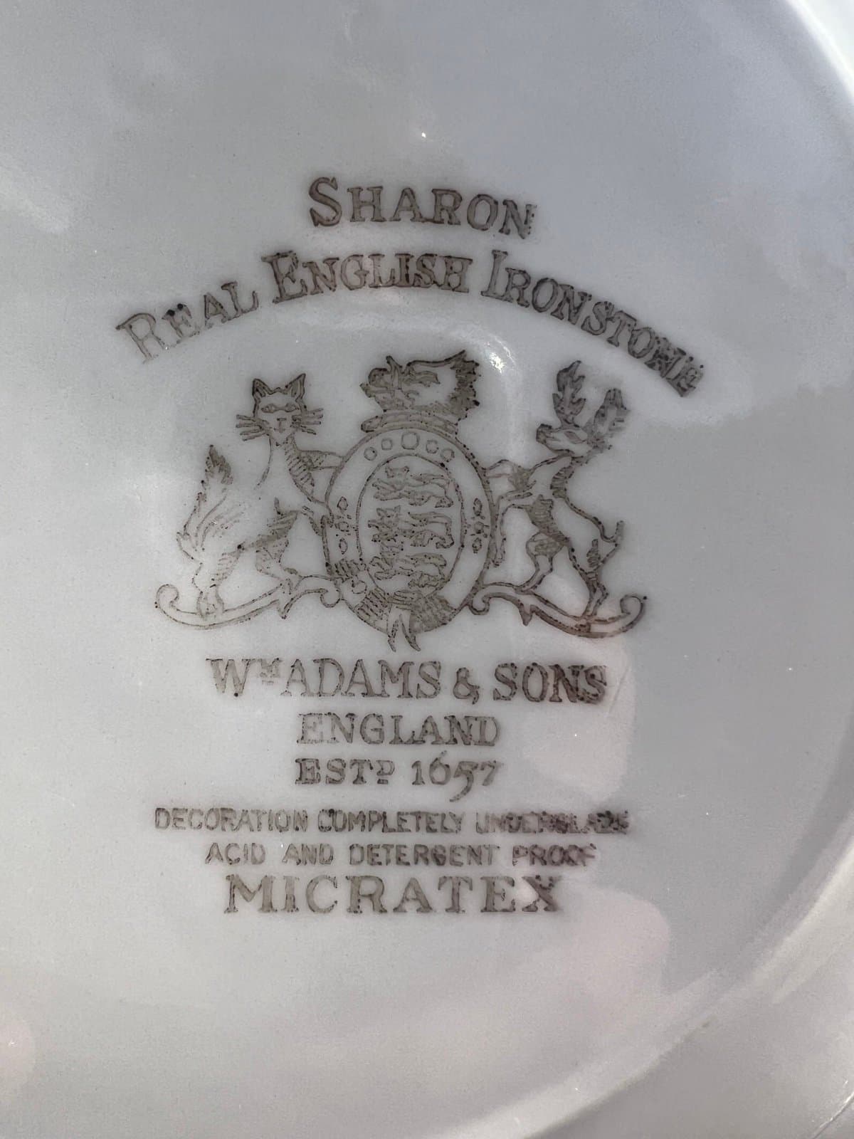 2 antique China plates - Thumbnail 2