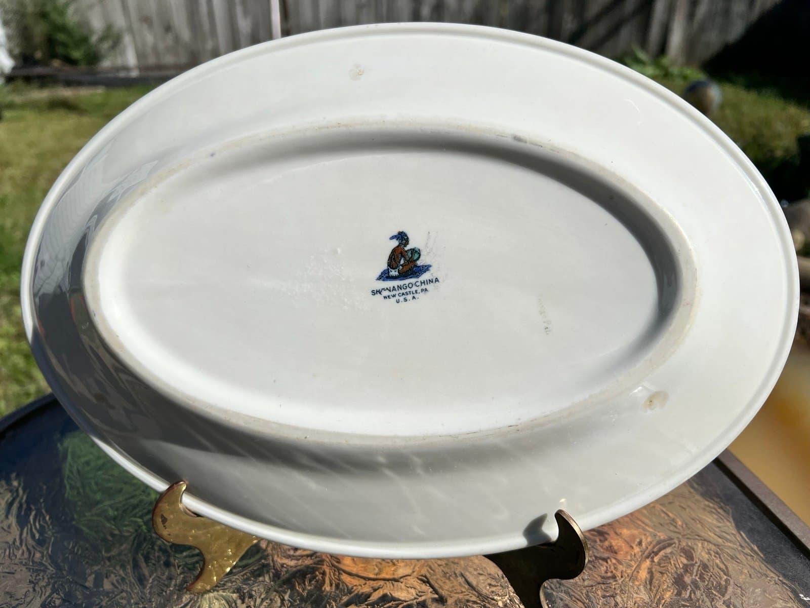Platter-vintage shenango serving platter - Thumbnail 4
