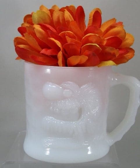 “Grog” milk glass mug 1960s Anchor Hockings - Thumbnail 2
