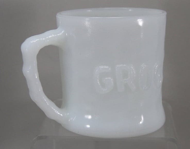 “Grog” milk glass mug 1960s Anchor Hockings - Thumbnail 4