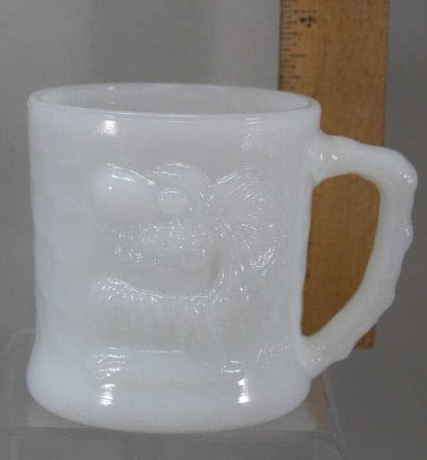 “Grog” milk glass mug 1960s Anchor Hockings - Thumbnail 3