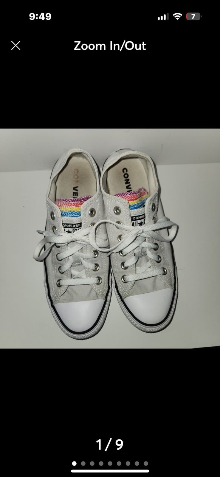 Converse All-Star low-cut quad tongue M7W9 shoes
