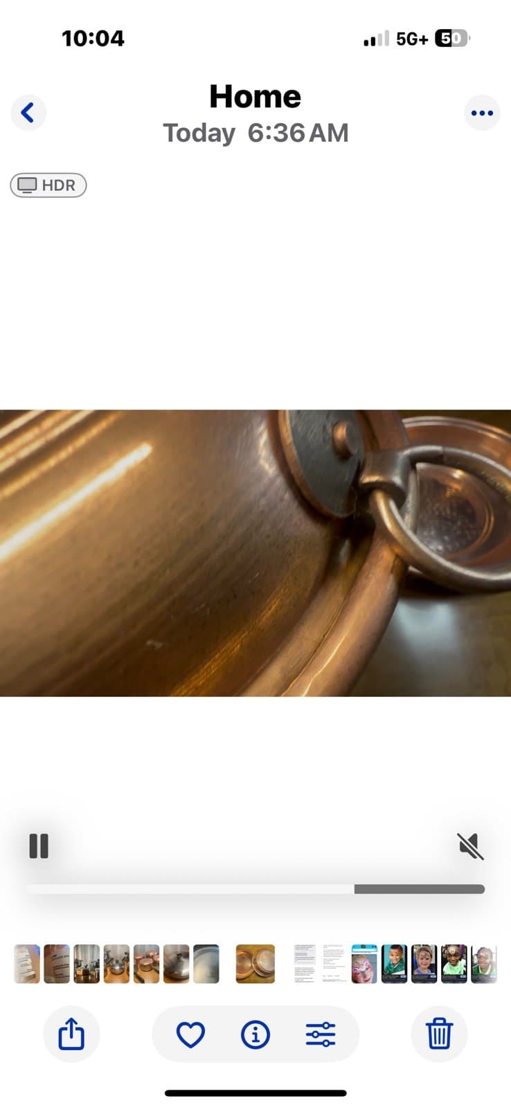 Vintage french sieve Copper pair - Thumbnail 9