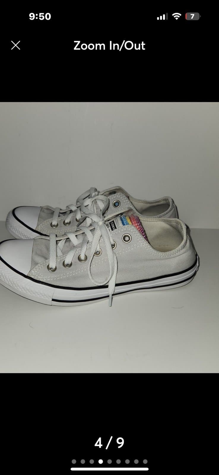 Converse All-Star low-cut quad tongue M7W9 shoes - Thumbnail 4