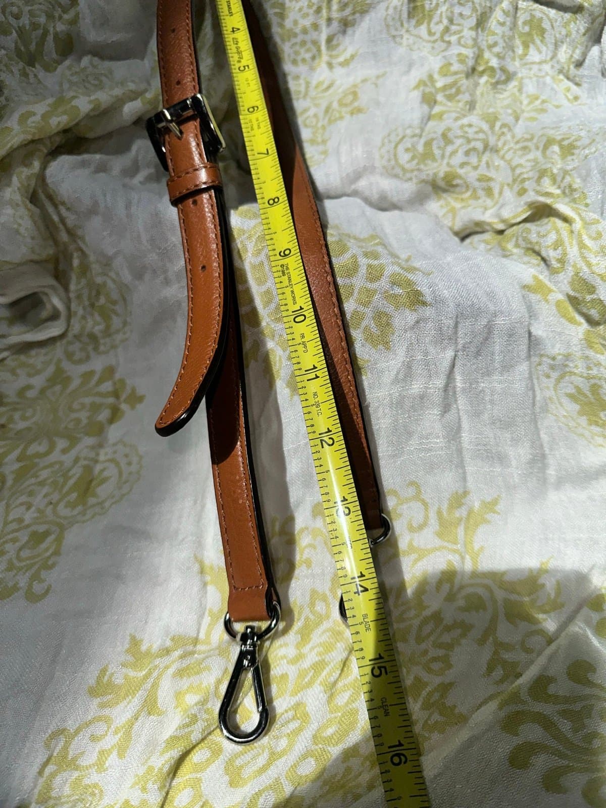 Michael Kors tan leather purse strap - Thumbnail 9