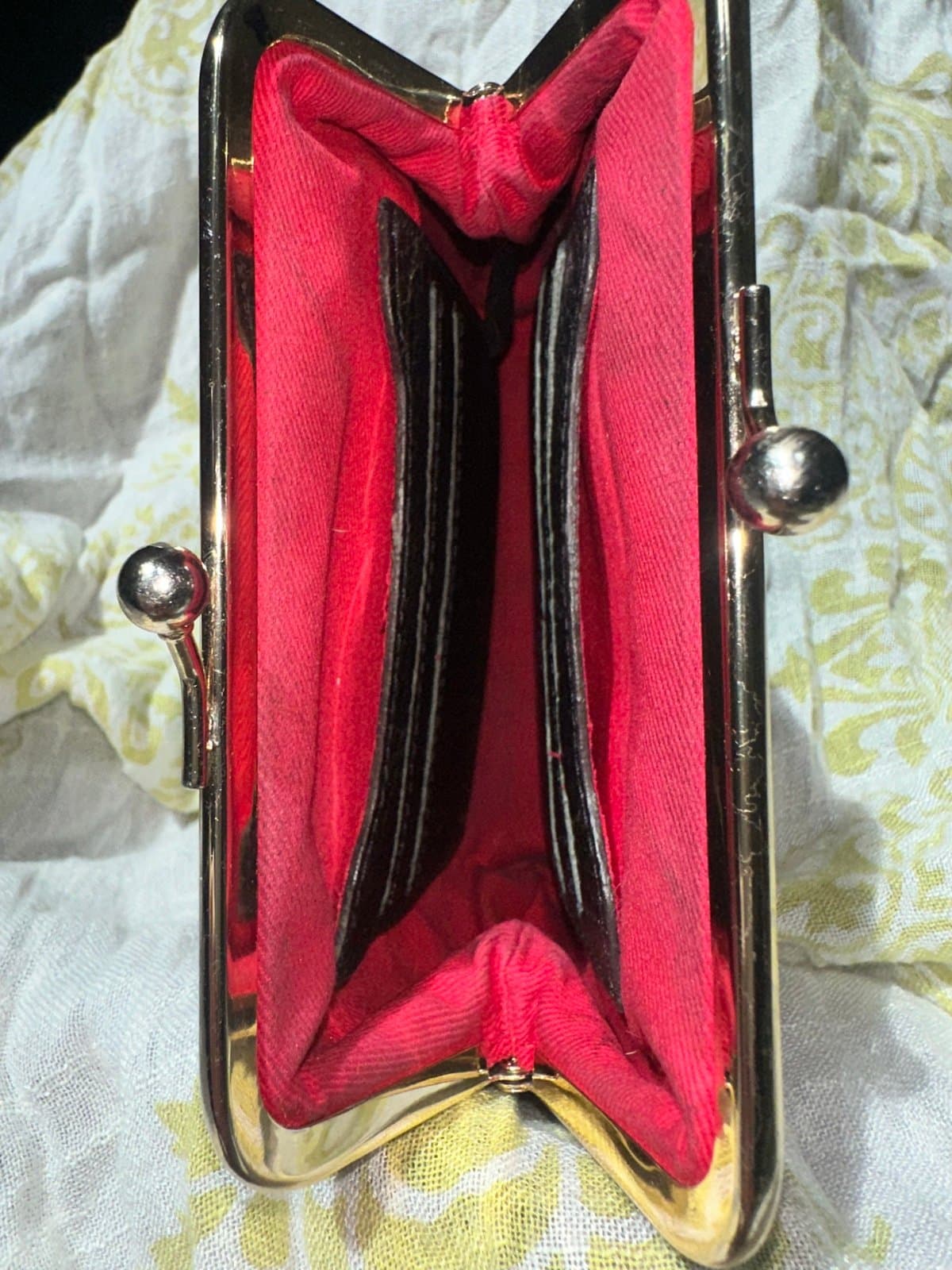 Dooney Burke black pebble leather coin purse - Thumbnail 3
