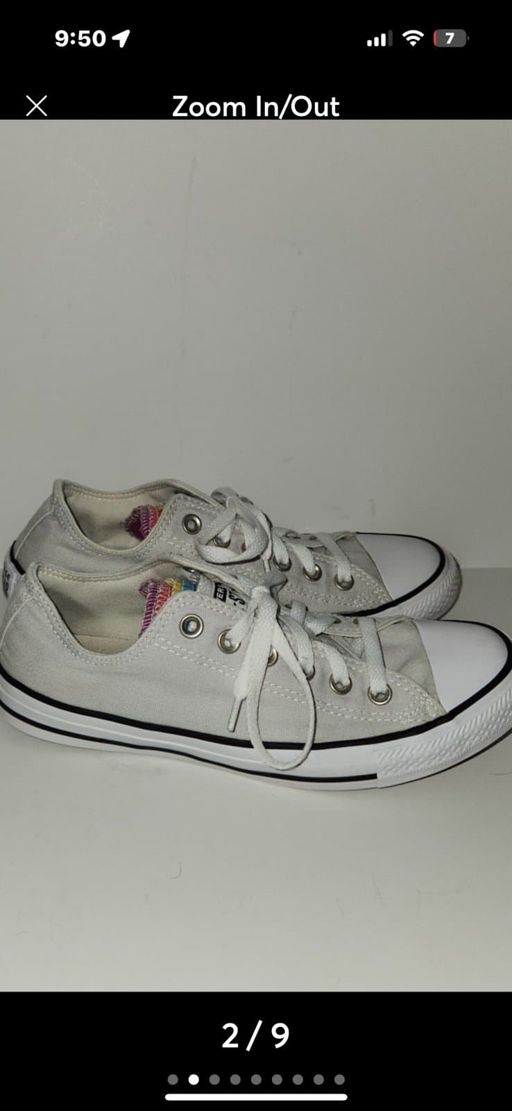 Converse All-Star low-cut quad tongue M7W9 shoes - Thumbnail 3