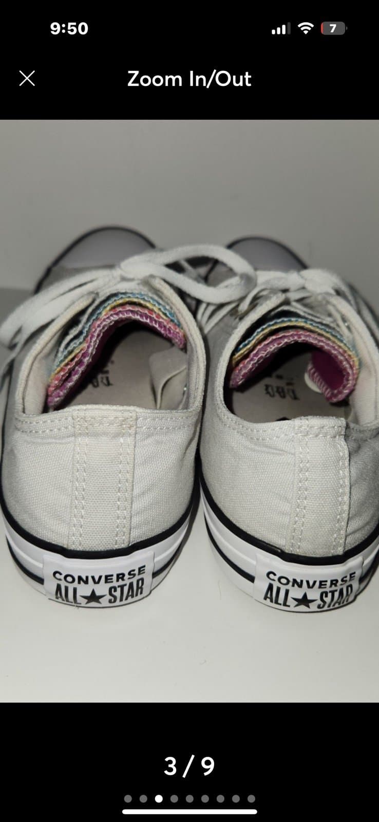 Converse All-Star low-cut quad tongue M7W9 shoes - Thumbnail 2