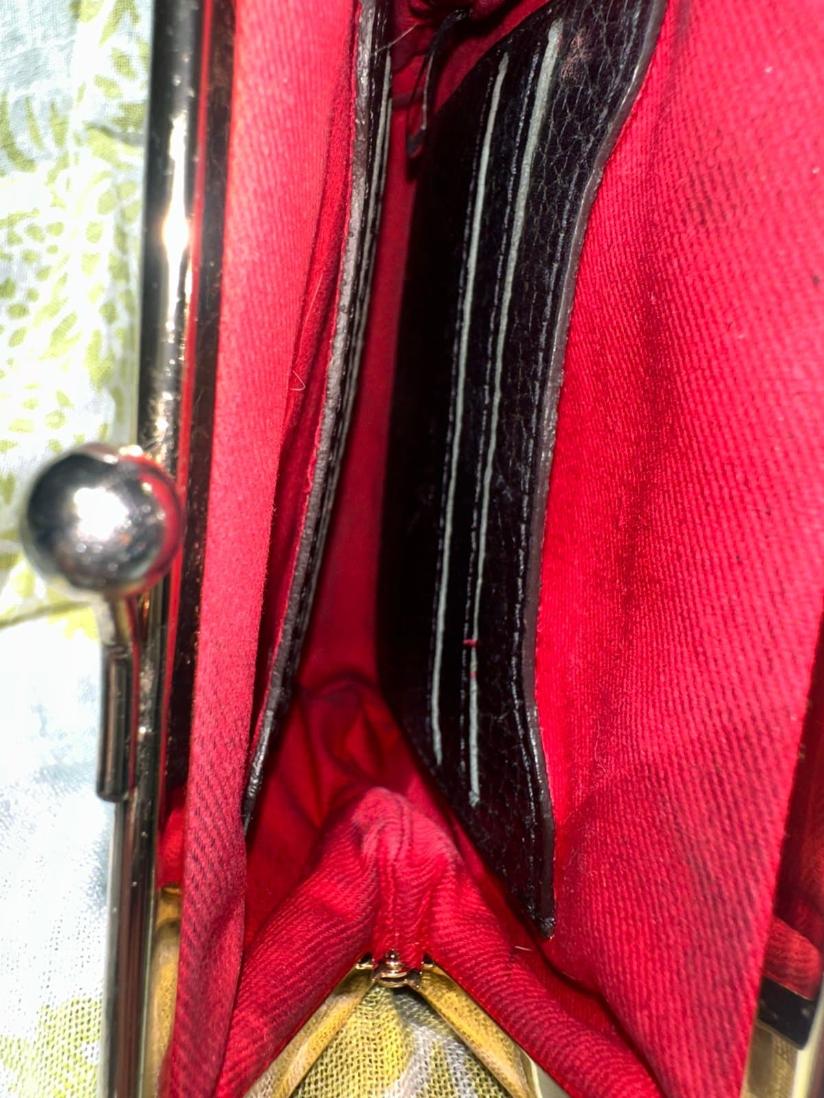 Dooney Burke black pebble leather coin purse - Thumbnail 4