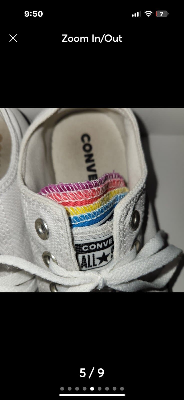 Converse All-Star low-cut quad tongue M7W9 shoes - Thumbnail 5