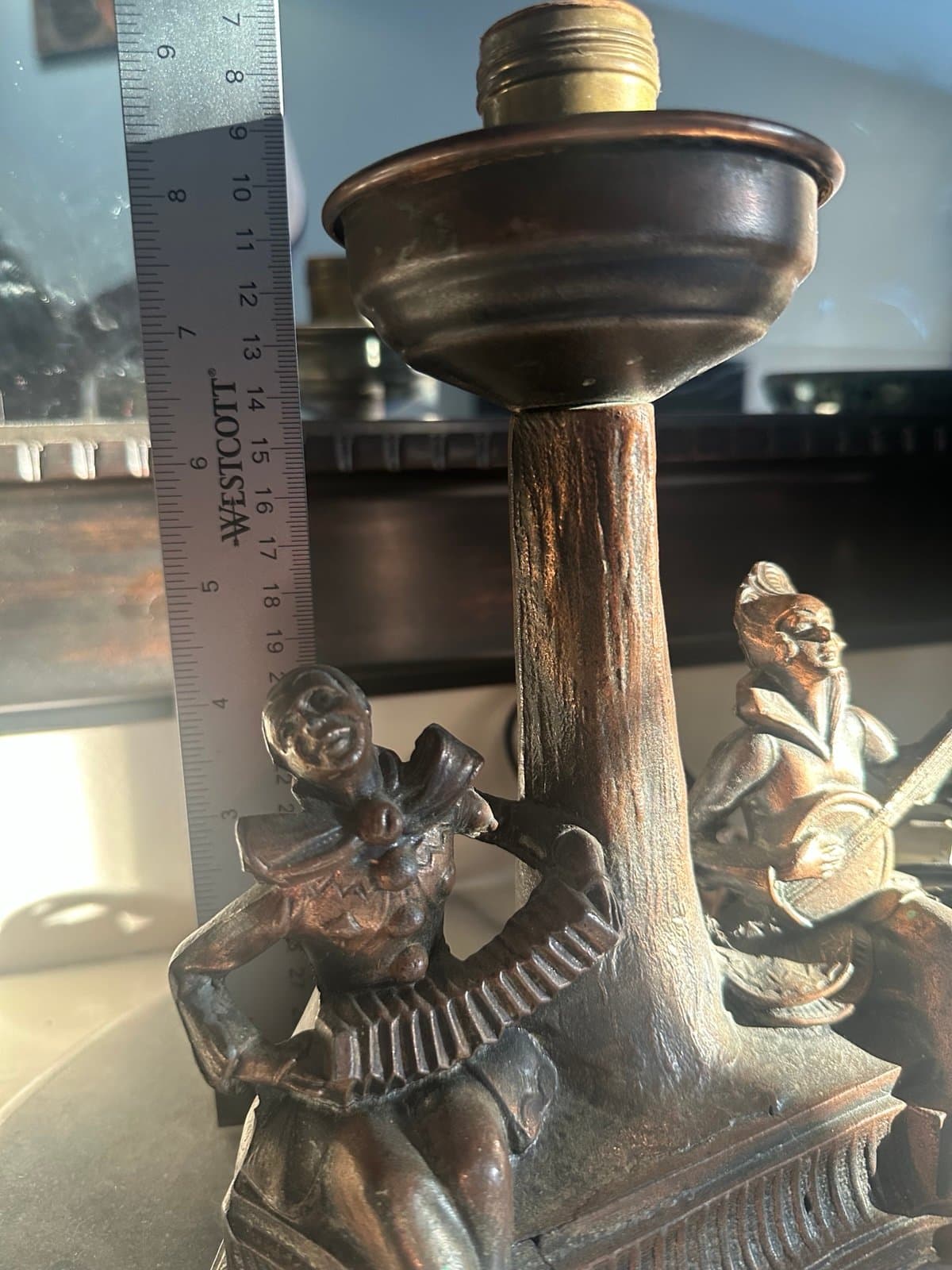 1930’s copper art deco (working) lamp - Thumbnail 11