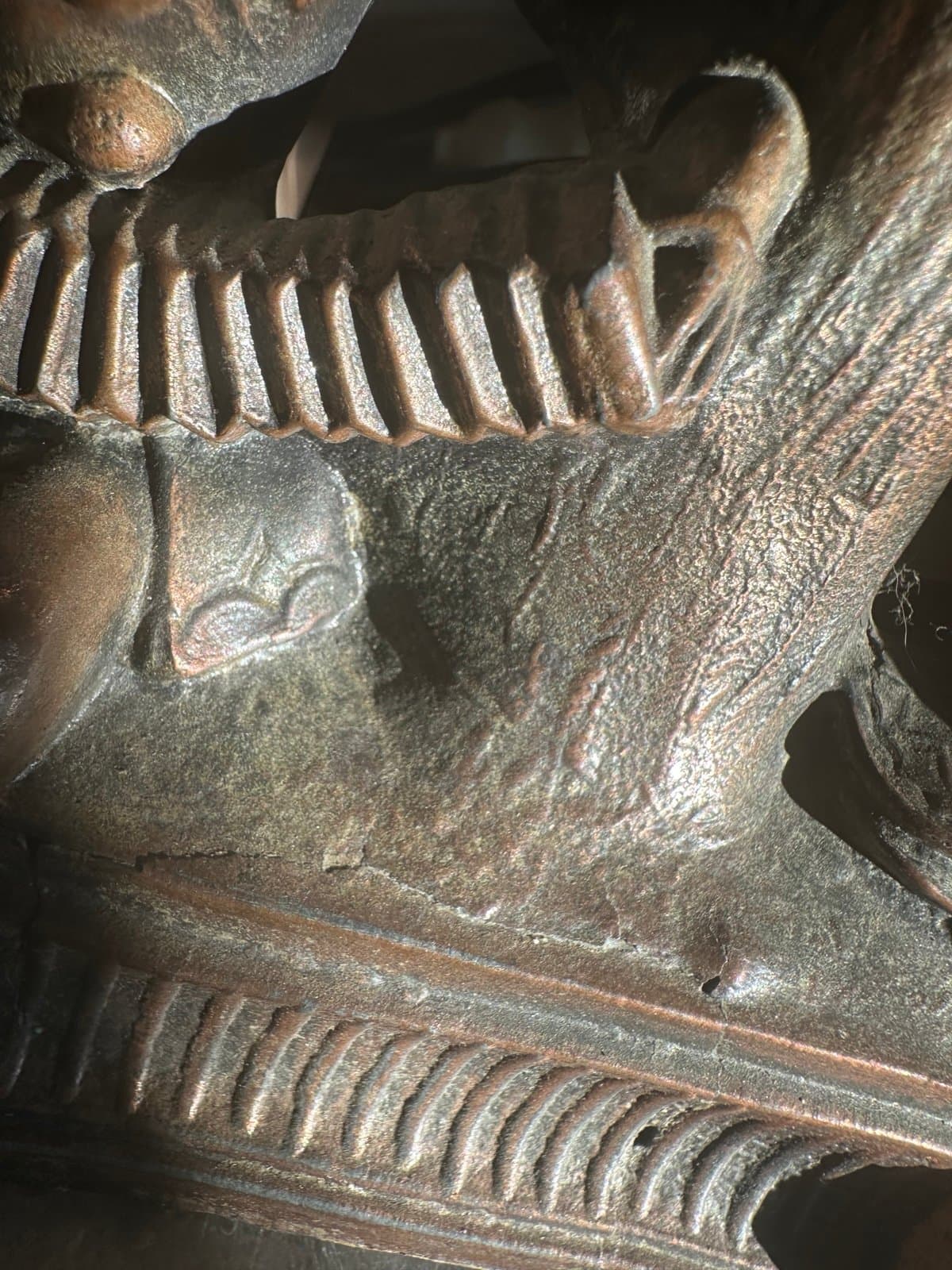 1930’s copper art deco (working) lamp - Thumbnail 6