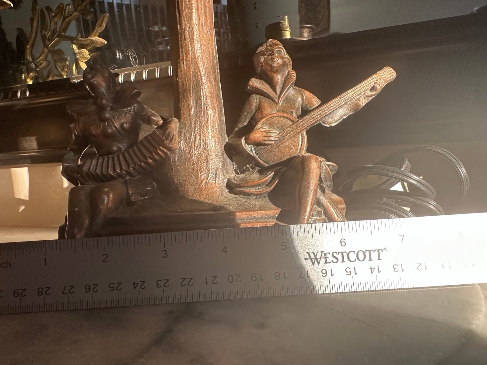 1930’s copper art deco (working) lamp - Thumbnail 12